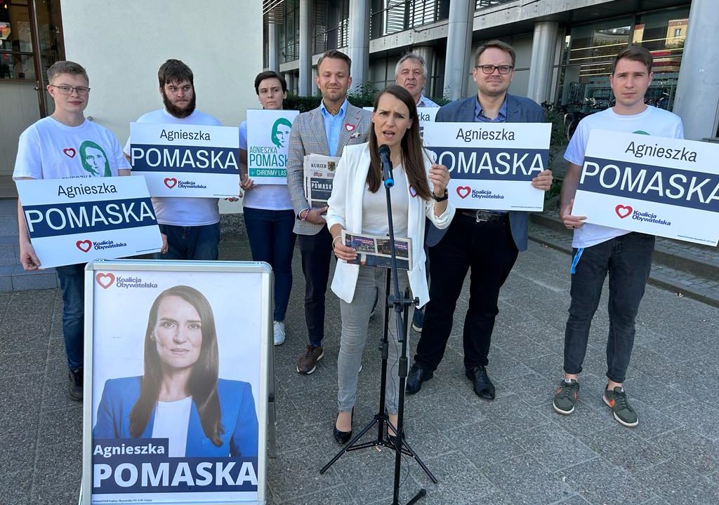 „Zadbamy o to, żeby po 15 października wszyscy czuli się lepiej!” Konferencja prasowa posłanki Agnieszki Pomaskiej.