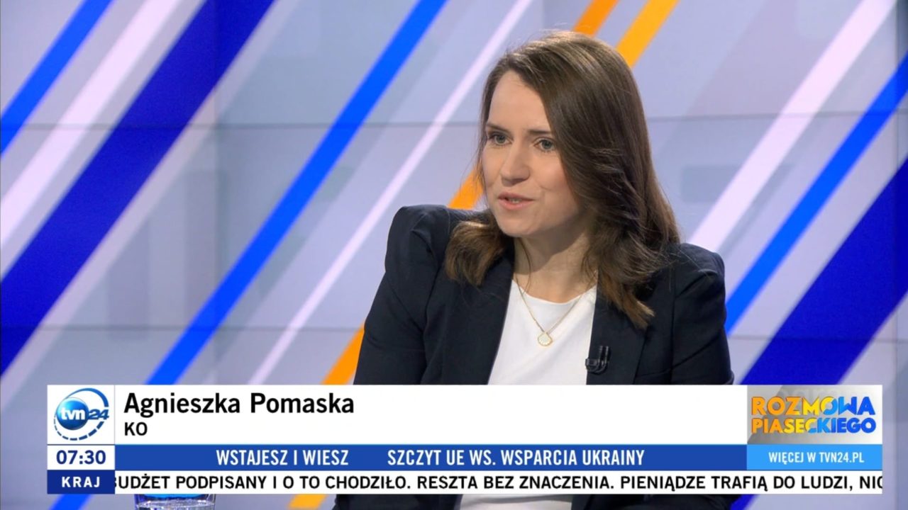 „Donald Tusk nie boi się wyborów” – mówiła A. Pomaska w „Rozmowie Piaseckiego” w TVN24