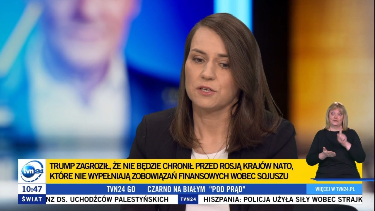 „Polityka międzynarodowa i wojna to nie są rozliczenia z komornikiem” – A. Pomaska w Kawa na ławę TVN24