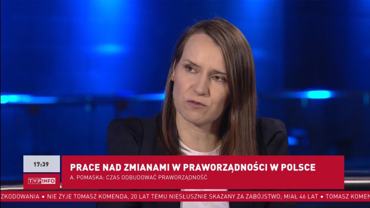 „Chaos prawny stworzony przez PiS trzeba uporządkować” – Agnieszka Pomaska w TVPinfo