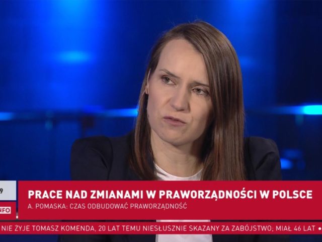 „Chaos prawny stworzony przez PiS trzeba uporządkować” – Agnieszka Pomaska w TVPinfo