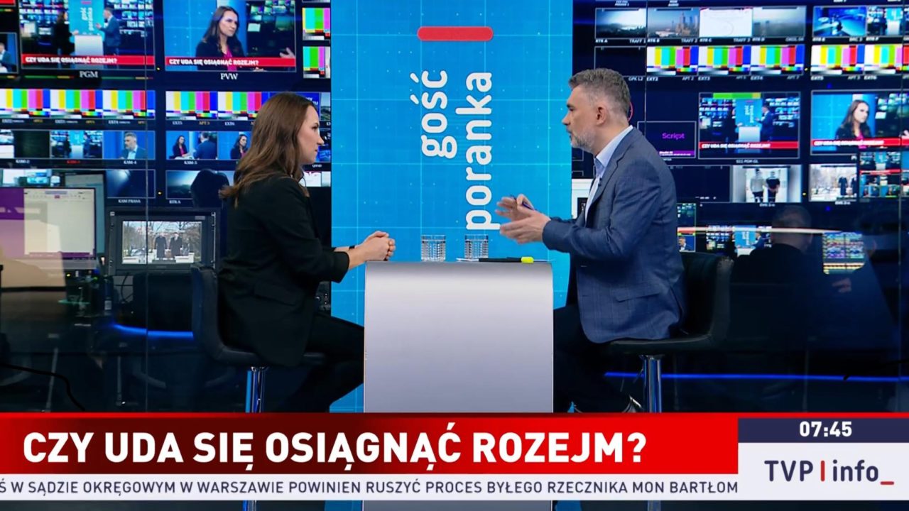 „Rosja jest agresorem, a Putin dyktatorem”. Agnieszka Pomaska w programie „Gość poranka” w TVP Info.