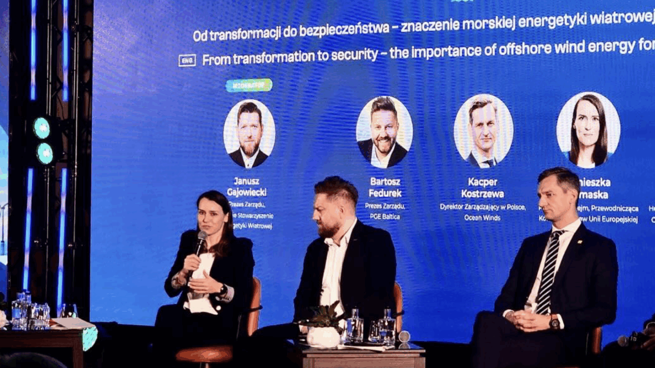 Polska energetyka wiatrowa to impuls dla całej naszej gospodarki. Panel poświęcony roli morskiej energetyce wiatrowej.