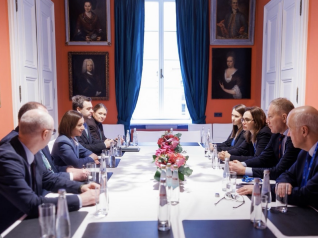 eeting with Moldovan President Maia Sandu on the sidelines of the Munich Security Conference.